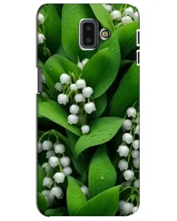 Чехол для Samsung Galaxy J6 Plus 2018 (J610) с картинкой «Ландыши в зелени»