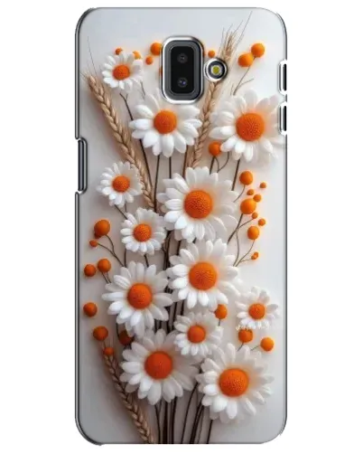 Чехол для Samsung Galaxy J6 Plus 2018 (J610) с картинкой «Белые сухоцветы» Чехол для Samsung Galaxy J6 Plus 2018 (J610) с картинкой «Белые сухоцветы»