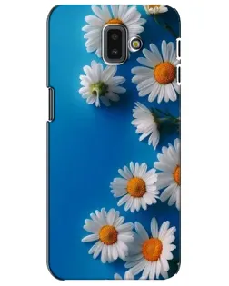 Чехол для Samsung Galaxy J6 Plus 2018 (J610) с картинкой «Белоснежные маргаритки»