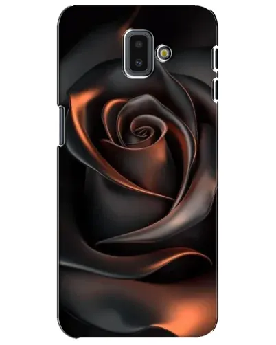 Чехол для Samsung Galaxy J6 Plus 2018 (J610) с картинкой «Шелковая черная роза» Чехол для Samsung Galaxy J6 Plus 2018 (J610) с картинкой «Шелковая черная роза»