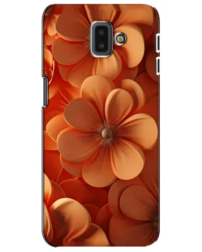 Чехол для Samsung Galaxy J6 Plus 2018 (J610) с картинкой «Оранжевый макро цветок» Чехол для Samsung Galaxy J6 Plus 2018 (J610) с картинкой «Оранжевый макро цветок»