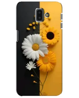 Чехол для Samsung Galaxy J6 Plus 2018 (J610) с картинкой «Подсолнух и ромашка»