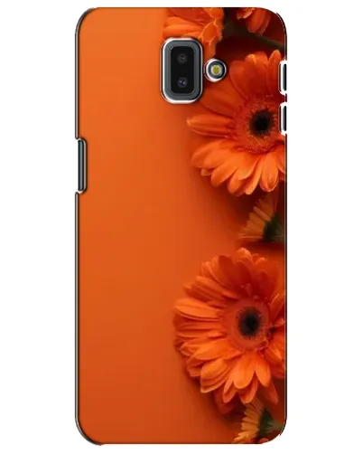 Чехол для Samsung Galaxy J6 Plus 2018 (J610) с картинкой «Оранжевые герберы» Чехол для Samsung Galaxy J6 Plus 2018 (J610) с картинкой «Оранжевые герберы»