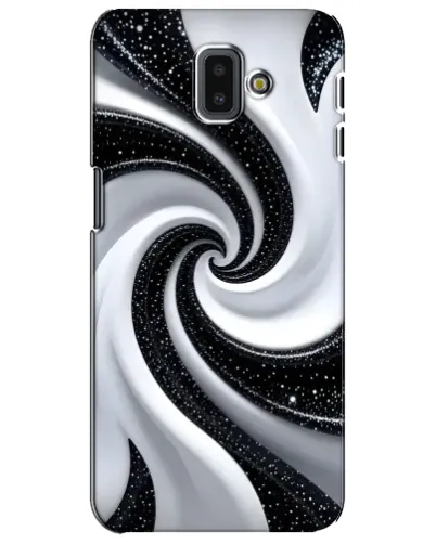 Чохол для Samsung Galaxy J6 Plus 2018 (J610) з картинкою «Чорно-біла спіраль» Чохол для Samsung Galaxy J6 Plus 2018 (J610) з картинкою «Чорно-біла спіраль»