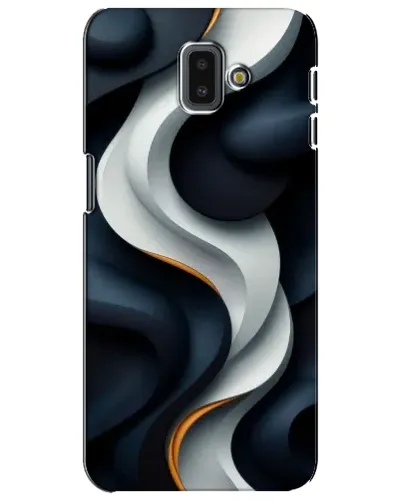 Чохол для Samsung Galaxy J6 Plus 2018 (J610) з картинкою «Об'ємні чорно-білі стрічки» Чохол для Samsung Galaxy J6 Plus 2018 (J610) з картинкою «Об'ємні чорно-білі стрічки»