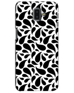 Чохол для Samsung Galaxy J6 Plus 2018 (J610) з картинкою «Контрастні чорні краплі»