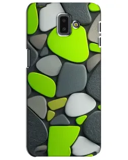 Чохол для Samsung Galaxy J6 Plus 2018 (J610) з картинкою «Яскрава неонова галька»
