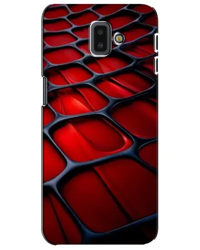 Чохол для Samsung Galaxy J6 Plus 2018 (J610) з картинкою «Червона глянцева сітка» Чохол для Samsung Galaxy J6 Plus 2018 (J610) з картинкою «Червона глянцева сітка»