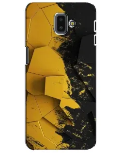 Чохол для Samsung Galaxy J6 Plus 2018 (J610) з картинкою «Золоті уламки геометрії»