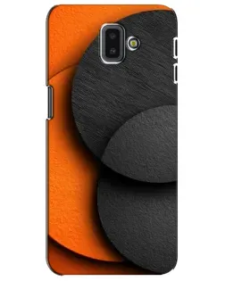 Чохол для Samsung Galaxy J6 Plus 2018 (J610) з картинкою «Геометрія помаранчевих кіл»