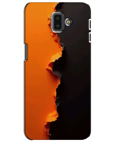 Чохол для Samsung Galaxy J6 Plus 2018 (J610) з картинкою «Помаранчевий розлом» Чохол для Samsung Galaxy J6 Plus 2018 (J610) з картинкою «Помаранчевий розлом»