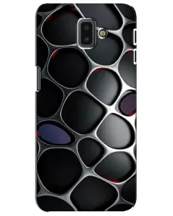 Чохол для Samsung Galaxy J6 Plus 2018 (J610) з картинкою «Об'ємна темна решітка»
