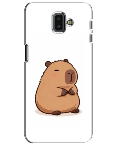 Чехол для Samsung Galaxy J6 Plus 2018 (J610) с картинкой «Толстенькая капибара» Чехол для Samsung Galaxy J6 Plus 2018 (J610) с картинкой «Толстенькая капибара»