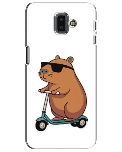 Чехол для Samsung Galaxy J6 Plus 2018 (J610) с картинкой «Капибара на самокате» Чехол для Samsung Galaxy J6 Plus 2018 (J610) с картинкой «Капибара на самокате»