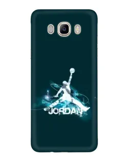 Чехол для Samsung Galaxy J7 2016 (J710, J7108) с картинкой «Jordan Blue Fire» Чехол для Samsung Galaxy J7 2016 (J710, J7108) с картинкой «Jordan Blue Fire»