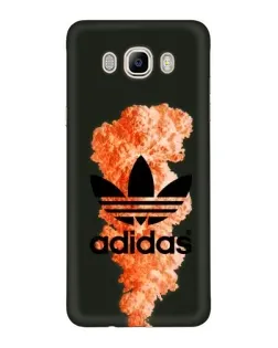 Чехол для Samsung Galaxy J7 2016 (J710, J7108) с картинкой «Оранжевый дым Adidas»