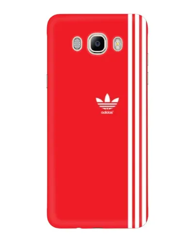Чехол для Samsung Galaxy J7 2016 (J710, J7108) с картинкой «Красный минимализм Adidas»