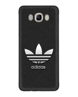Чехол для Samsung Galaxy J7 2016 (J710, J7108) с картинкой «Adidas Карбоновая текстура»