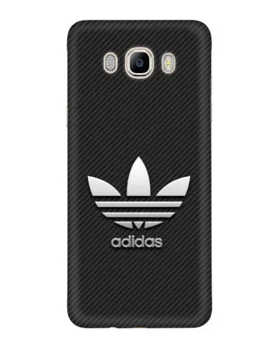 Чехол для Samsung Galaxy J7 2016 (J710, J7108) с картинкой «Adidas Карбоновая текстура»