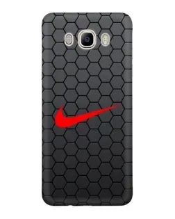 Чехол для Samsung Galaxy J7 2016 (J710, J7108) с картинкой «Nike — карбоновая сетка»