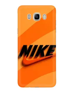 Чехол для Samsung Galaxy J7 2016 (J710, J7108) с картинкой «Оранжевый драйв Nike»