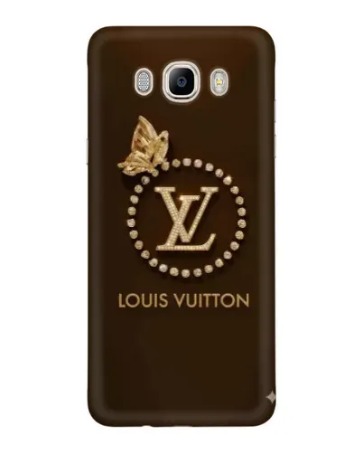 Чехол для Samsung Galaxy J7 2016 (J710, J7108) с картинкой «LV — золотая печать»
