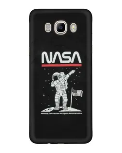 Чехол для Samsung Galaxy J7 2016 (J710, J7108) с картинкой «NASA — шагаем по Луне»