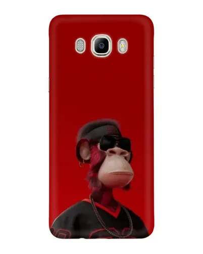 Чехол для Samsung Galaxy J7 2016 (J710, J7108) с картинкой «Bored Ape в красном» Чехол для Samsung Galaxy J7 2016 (J710, J7108) с картинкой «Bored Ape в красном»