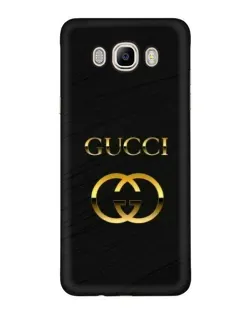 Чехол для Samsung Galaxy J7 2016 (J710, J7108) с картинкой «Золотой логотип Gucci»