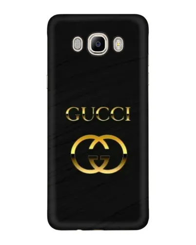 Чехол для Samsung Galaxy J7 2016 (J710, J7108) с картинкой «Золотой логотип Gucci»