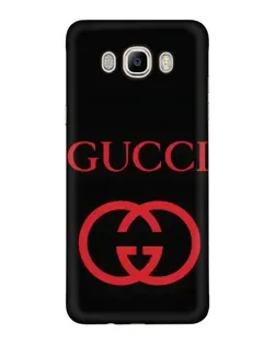 Чехол для Samsung Galaxy J7 2016 (J710, J7108) с картинкой «Gucci — красный логотип»