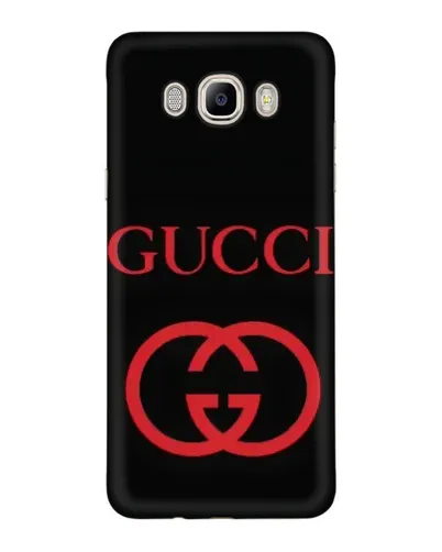Чехол для Samsung Galaxy J7 2016 (J710, J7108) с картинкой «Gucci — красный логотип»