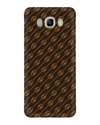 Чехол для Samsung Galaxy J7 2016 (J710, J7108) с картинкой «Gucci — золотые диагонали»