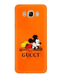 Чехол для Samsung Galaxy J7 2016 (J710, J7108) с картинкой «Микки Маус Gucci — оранж» Чехол для Samsung Galaxy J7 2016 (J710, J7108) с картинкой «Микки Маус Gucci — оранж»