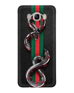 Чехол для Samsung Galaxy J7 2016 (J710, J7108) с картинкой «Gucci — змея на полосе» Чехол для Samsung Galaxy J7 2016 (J710, J7108) с картинкой «Gucci — змея на полосе»