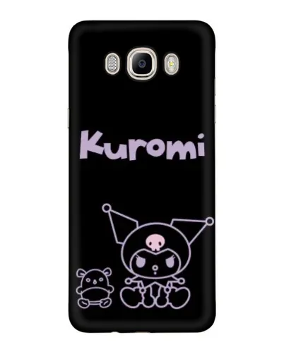 Чехол для Samsung Galaxy J7 2016 (J710, J7108) с картинкой «Kuromi — черный минимализм»