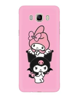 Чехол для Samsung Galaxy J7 2016 (J710, J7108) с картинкой «My Melody и Kuromi» Чехол для Samsung Galaxy J7 2016 (J710, J7108) с картинкой «My Melody и Kuromi»