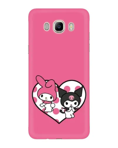 Чехол для Samsung Galaxy J7 2016 (J710, J7108) с картинкой «Kuromi и My Melody»
