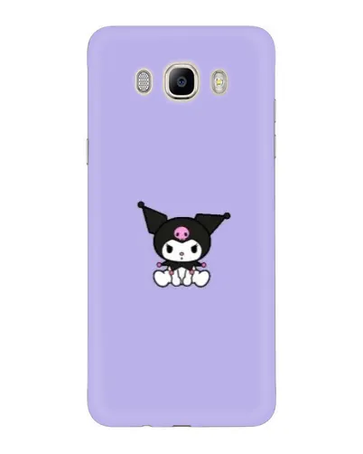 Чехол для Samsung Galaxy J7 2016 (J710, J7108) с картинкой «Kuromi — фиолетовый минимализм»