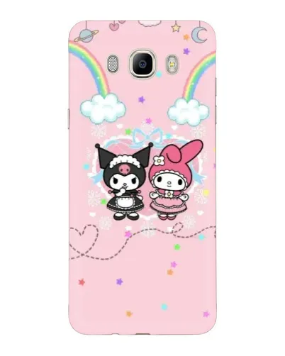 Чехол для Samsung Galaxy J7 2016 (J710, J7108) с картинкой «My Melody и Kuromi»