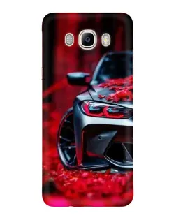 Чехол для Samsung Galaxy J7 2016 (J710, J7108) с картинкой «Спортивная BMW и цветы» Чехол для Samsung Galaxy J7 2016 (J710, J7108) с картинкой «Спортивная BMW и цветы»