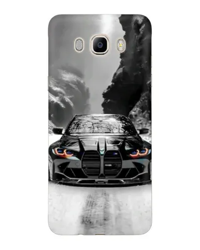 Чехол для Samsung Galaxy J7 2016 (J710, J7108) с картинкой «BMW — акварельный дрифт» Чехол для Samsung Galaxy J7 2016 (J710, J7108) с картинкой «BMW — акварельный дрифт»