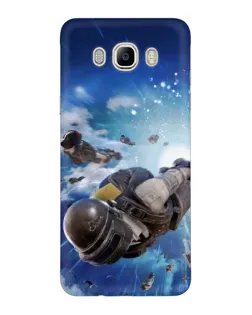 Чехол для Samsung Galaxy J7 2016 (J710, J7108) с картинкой «Десант PUBG — прыжок» Чехол для Samsung Galaxy J7 2016 (J710, J7108) с картинкой «Десант PUBG — прыжок»