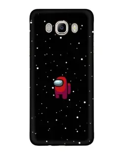 Чехол для Samsung Galaxy J7 2016 (J710, J7108) с картинкой «Красный Among Us»