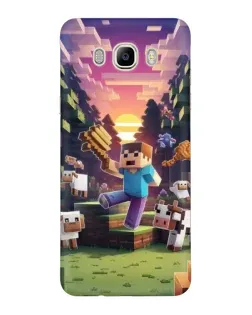 Чохол для Samsung Galaxy J7 2016 (J710, J7108) з картинкою «Стів на фермі» Чохол для Samsung Galaxy J7 2016 (J710, J7108) з картинкою «Стів на фермі»