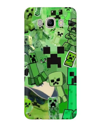 Чехол для Samsung Galaxy J7 2016 (J710, J7108) с картинкой «Криперы Minecraft» Чехол для Samsung Galaxy J7 2016 (J710, J7108) с картинкой «Криперы Minecraft»