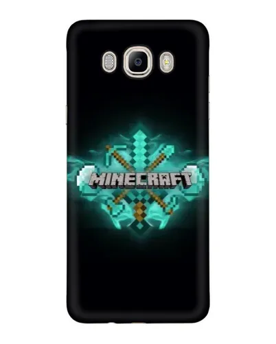 Чехол для Samsung Galaxy J7 2016 (J710, J7108) с картинкой «Minecraft Diamond лого» Чехол для Samsung Galaxy J7 2016 (J710, J7108) с картинкой «Minecraft Diamond лого»
