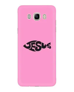 Чехол для Samsung Galaxy J7 2016 (J710, J7108) с картинкой «Розовый символ  Jesus»