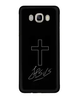 Чехол для Samsung Galaxy J7 2016 (J710, J7108) с картинкой «Графический крест Jesus»