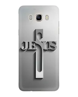 Чехол для Samsung Galaxy J7 2016 (J710, J7108) с картинкой «Металлический крест Jesus»